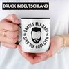 Trendation Tasse Trendation - Onkel mit Bart Tasse Geschenk Kaffeetasse Geschenkidee Bild 1