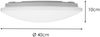 Dimmbare LED Deckenleuchte SILMA mit Fernbedienung & Sternenhimmel Ø 40cm Bild 4