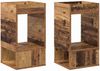 vidaXL Beistelltisch 2 pcs Altholz 30 x 30 x 56 cm Holzwerkstoff 890941 Bild 2