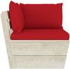 vidaXL Garten-Palettensofa 2-Sitzer mit Kissen Fichtenholz 3063390 Bild 5