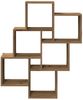 vidaXL Würfelregal Artisan-Eiche 78x15x93 cm Holzwerkstoff 856595 Bild 4