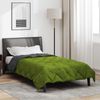 vidaXL Sommerdecke Grün und Anthrazit 220 x 140 cm Mikrofaser 42025446 Bild 4