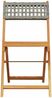 vidaXL Bistrostühle 2 Stk. Grau Massivholz Akazie und Poly-Rattan 367676 Bild 5