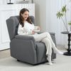 HOMCOM Relaxsessel Fernsehsessel mit Liegefunktion (TV-Sessel mit Taschenfederkern, 1-St, Ruhesessel), für Wohnzimmer, Schlafzimmer, Dunkelgrau Bild 2