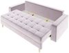Sofa 3-Sitzer BELANO mit Schlaffunktion Rose Bild 4