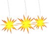 vidaXL LED-Weihnachtssterne 3 Stk. Faltbar Gelb 356198 Bild 2