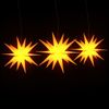 vidaXL LED-Weihnachtssterne 3 Stk. Faltbar Gelb 356198 Bild 3