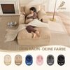 LITBIRD Chaiselongue 160 cm Loungesofa, Boneless Bodensofa & Schlafsofa mit Schlaffunktion, 1 Teile, Platzsparendes Cloud Sofa mit Armlehnen für Wohnzimmer Bild 3