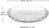 LEONARDO Dessertteller Cucina Optic, (6 St), Teller Set, Glas, Ø 18 cm Bild 3