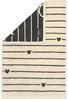 2 Stück Cawö Handtuch 50x100 cm Heart Beats Line basalt Herzen schwarz 6276-37 Bild 4