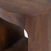 Beistelltisch Bayo aus Mangoholz, organisches Design, modern, nussbaumfarben, handgefertigt Bild 4
