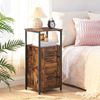 Beistellschrank Nachttisch Kommode Sideboard mit offenen Ablagen Bild 4