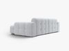 Micadoni Ecksofa Kendal 4-Sitzer Rechts Strukturierter Stoff Hellgrau Bild 3