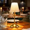 ZMH Nachttischlampe 2er Set Akku LED Kabellos Dimmbar Touch USB Stofflampenschirm Modern Für Schlafzimmer Küche Bild 4