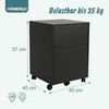 Relaxdays Rollcontainer mit Hängeregister Bild 4