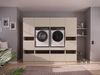 BASIC by Balculina Mehrzweckschrank-Set Washhome B/T/H 236x68x200 cm, (4-St), Breite 236cm, höhenverstellbare Metallfüße Bild 2
