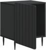 vidaXL Nachttisch 2 pcs Schwarz 43 x 34,5 x 52 cm Holzwerkstoff 894338 Bild 4