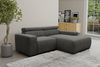 DOMO. collection Ecksofa Brandon, Couch in L-Form mit Kopfteilverstellung, Sofa, Polsterecke, Eckcouch, Polstergarnitur 285 x 175 x 80 cm (BxTxH), grau Bild 1