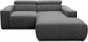 DOMO. collection Ecksofa Brandon, Couch in L-Form mit Kopfteilverstellung, Sofa, Polsterecke, Eckcouch, Polstergarnitur 285 x 175 x 80 cm (BxTxH), grau Bild 2