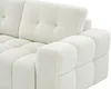 Vente-unique - SOPELANA Sofa Stoff Weiß - B 190 cm x H 78 cm x L 278 cm Bild 5