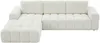 Vente-unique - SOPELANA Sofa Stoff Weiß - B 190 cm x H 78 cm x L 278 cm Bild 3