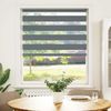 vidaXL Doppelrollo Dunkelgrau 100x150 cm Stoffbreite 95,9 cm Polyester 4014131 Bild 2