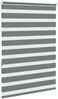 vidaXL Doppelrollo Dunkelgrau 100x150 cm Stoffbreite 95,9 cm Polyester 4014131 Bild 4