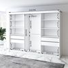 A&J MöbelLand Schwebetürenschrank VILUNO mit 4 Schubladen und Spiegel Bild 3