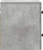 vidaXL Wandmontierter Nachttisch Betongrau 33 x 34,5 x 40 cm 897961 Bild 5