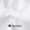 Weiß Duschvorhang 200x210 Antischimmel Polyester Wasserdicht Waschbar 210 cm Bild 4