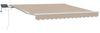 vidaXL Ausziehbare Markise Beige 300 x 250 cm Stoff und Aluminium 3330052 Bild 2