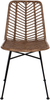 Esszimmerstuhl 2er Set DILLEY Rattan Braun Bild 5