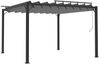 vidaXL Pergola mit Lamellendach 3x3 m Anthrazit Stoff und Aluminium 313926 Bild 2