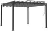 vidaXL Pergola mit Lamellendach 3x3 m Anthrazit Stoff und Aluminium 313926 Bild 5