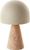 Brilliant Tischleuchte Nalam 94702/09 Wohnzimmer, Schlafzimmer, Esszimmer, Flur, Arbeitszimmer Travertin Stein/Metall Indoor beige - ohne Leuchtmittel Bild 5
