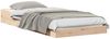 vidaXL Bettrahmen Natur 100 x 220 cm Massives Kiefernholz 873370 Bild 3