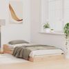 vidaXL Bettrahmen Natur 100 x 220 cm Massives Kiefernholz 873370 Bild 4