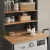 Waschmaschinenschrank Viktor Anthrazit/Goldkraft Eiche 66 x 88.2 cm 2 Teile mit Regal Vicco Bild 4