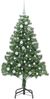 vidaXL Weihnachtsbaum mit 150 LEDs mit Ständer Grün 150 cm PVC 3396370 Bild 3