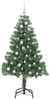 vidaXL Weihnachtsbaum mit 150 LEDs mit Ständer Grün 150 cm PVC 3396370 Bild 4