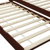 vidaXL Ausziehsofa Bettgestell Dunkelbraun Kiefernholz 90×200 cm 283152 Bild 5
