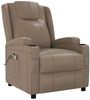 vidaXL Elektrischer Massagesessel Cappuccino-Braun Kunstleder [3073801] Bild 3