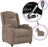 vidaXL Elektrischer Massagesessel Cappuccino-Braun Kunstleder [3073801] Bild 2