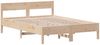 vidaXL Massivholzbett ohne Matratze 135x190 cm Kiefernholz 842770 Bild 3