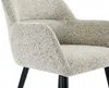 Vente-unique - HEKA Stuhl Stoff Beige - B 61 cm x H 78 cm x L 59,5 cm Bild 4