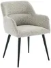 Vente-unique - HEKA Stuhl Stoff Beige - B 61 cm x H 78 cm x L 59,5 cm Bild 3