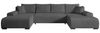 storez24 Ecksofa Ellen U, mit Bettkasten und Schlaffunktion, Cordstoff, U-Form, bequem Bild 1