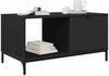 vidaXL Couchtisch Schwarz Eichen-Optik 90 x 49 x 46 cm Holzwerkstoff 883445 Bild 3