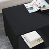 vidaXL Couchtisch Schwarz Eichen-Optik 90 x 49 x 46 cm Holzwerkstoff 883445 Bild 4