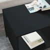 vidaXL Couchtisch Schwarz Eichen-Optik 90 x 49 x 46 cm Holzwerkstoff 883445 Bild 4